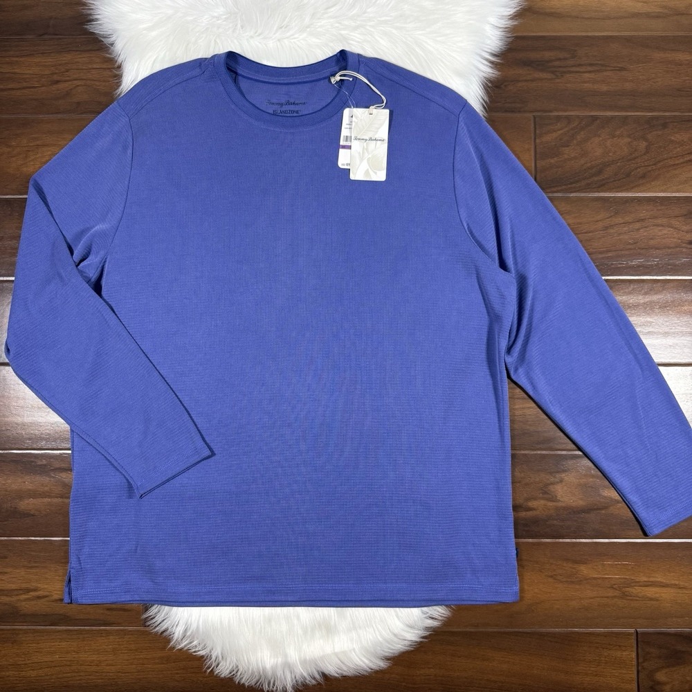 Tommy Bahama Men's Size XXL Deep‎ Ultramarine IslandZone Coastal Crest T Shirt